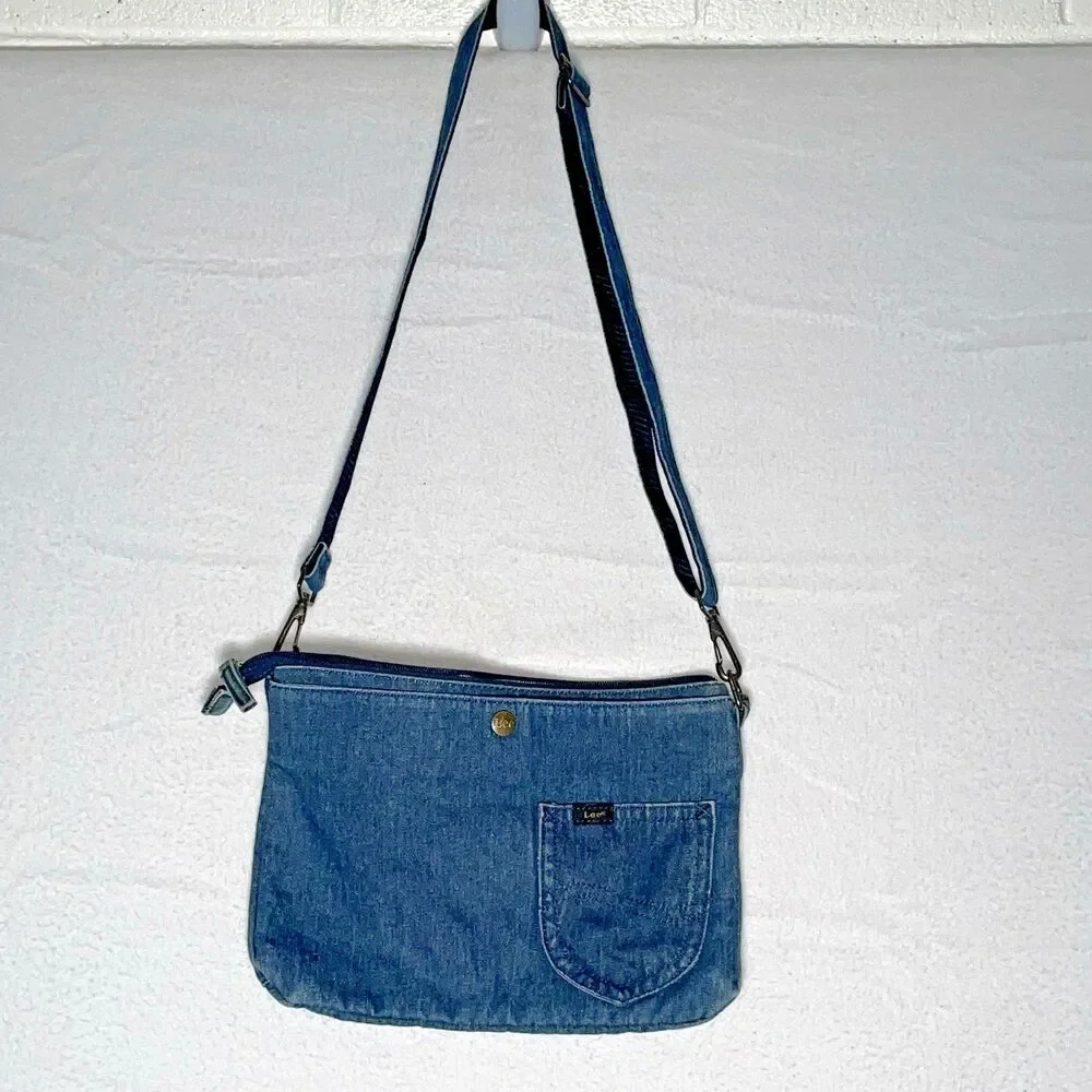 Lee Riders Denim Y2K Jean Handbag Bag Crossbody Belt Clean Cowgirl Western